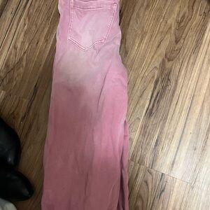 Pink Ombre Jeans